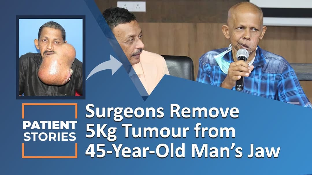 Surgeons Remove 5 kg Tumor from Majeed's Face 