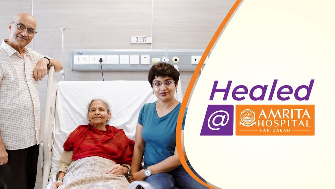 Smt. Ram Kaur Chauhan, underwent hip replacement surgery