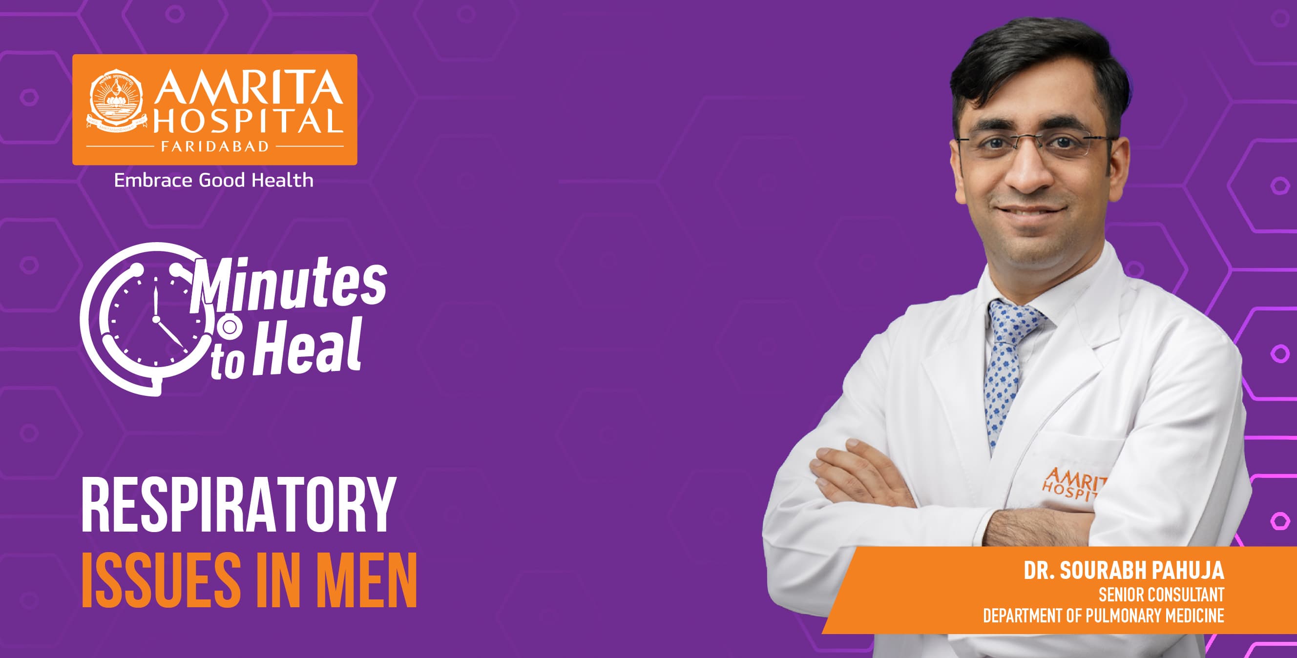 Respiratory issues in men