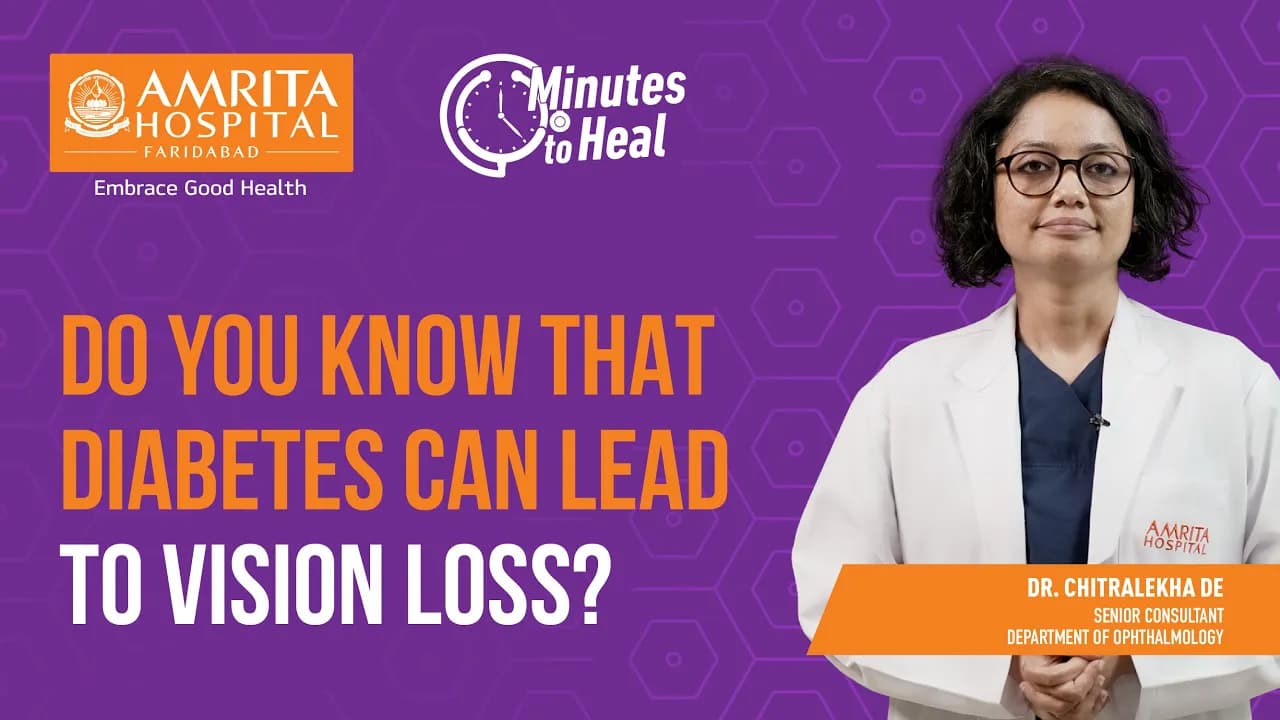 Do you know that Diabetes can steal your sight