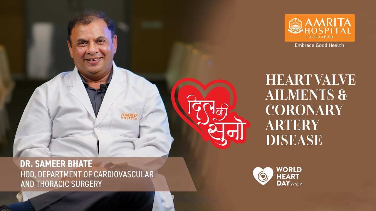 Heart valve ailments & coronary artery disease | Amrita Hospital, Faridabad