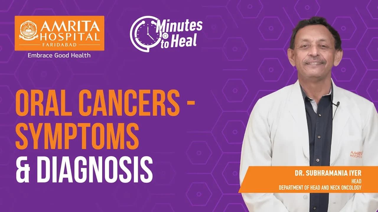 Oral cancers - symptoms & diagnosis