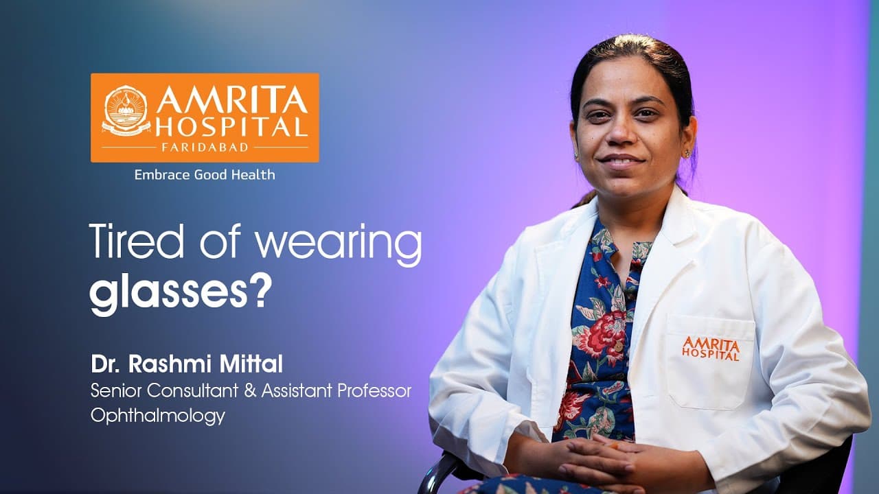 Tired of wearing glasses?